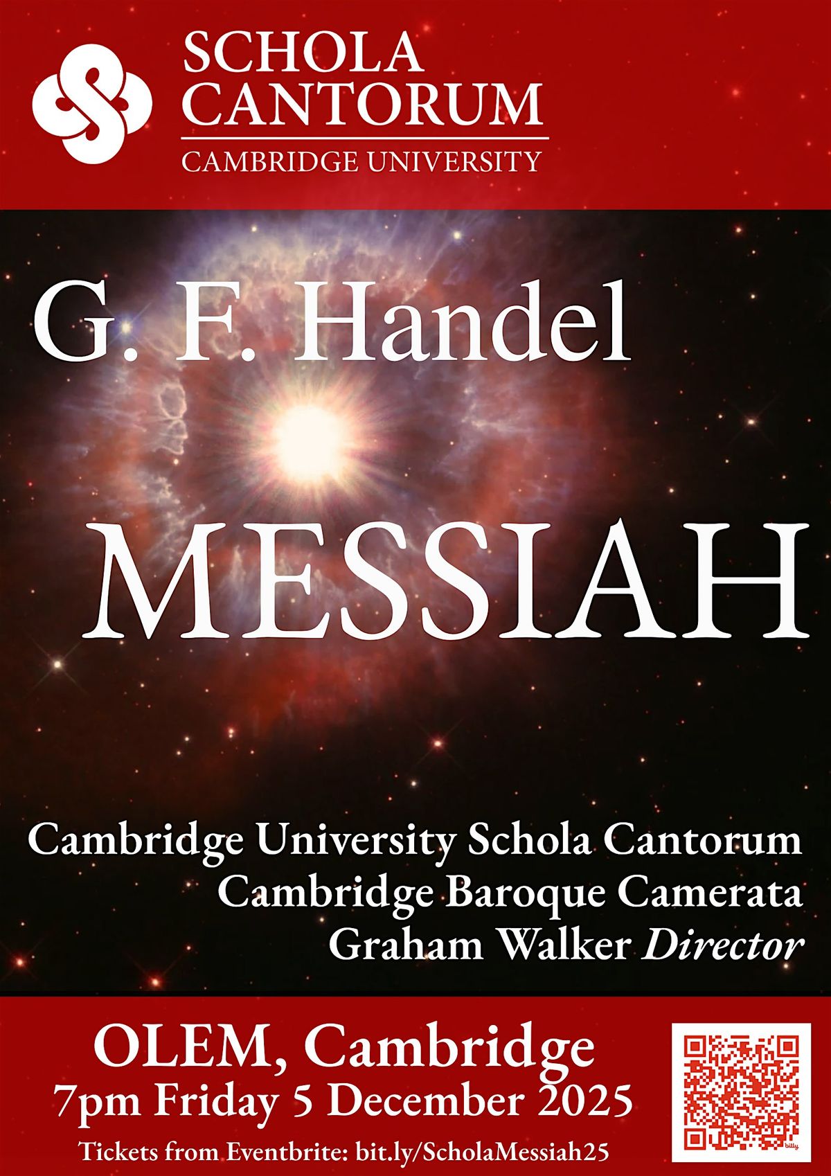 Cambridge Schola perform Handel's masterpiece Messiah, 5 December | Event in Cambridge | AllEvents