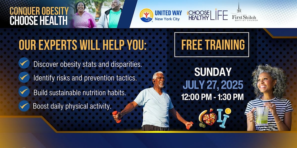 Conquer Obesity, Choose Health, 27 July | Event in Buffalo | AllEvents
