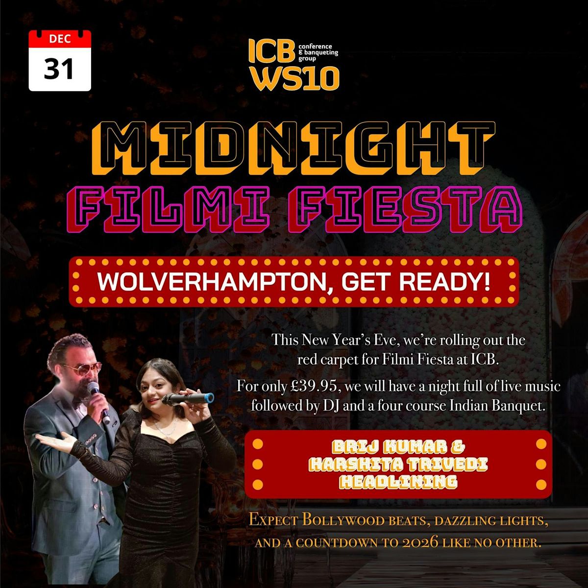 Midnight Filmi Fiesta, 31 December | Event in Wolverhampton | AllEvents