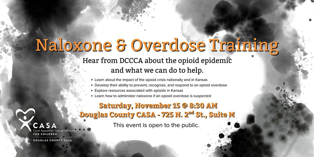 Naloxone & Overdose Training, 15 November | Event in Lawrence | AllEvents