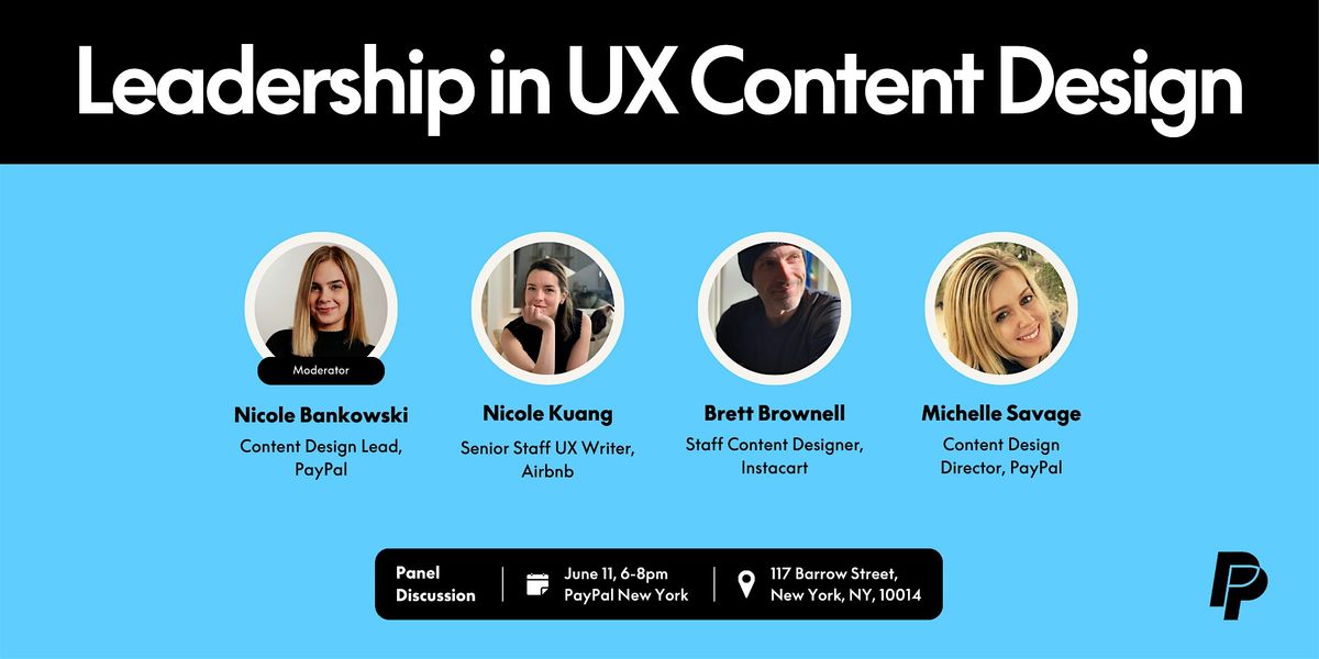 Leading in UX Content Design, 11 June | Event in New York | AllEvents