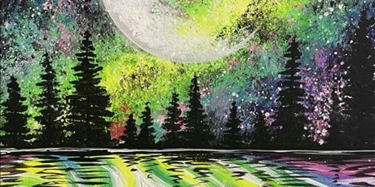 Galactic Neon Lake - Paint and Sip by Classpop!™, 27 June | Event in Austin | AllEvents