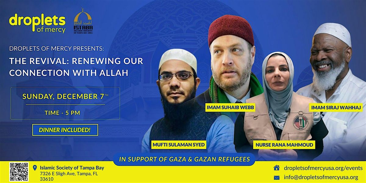 Anchored: Purpose in a Drifting World.  Dinner Included., 7 December | Event in Tampa | AllEvents