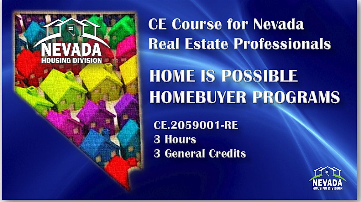 Copy of Home Is Possible Homebuyer Programs CE Class and LUNCH | Event in Henderson | AllEvents