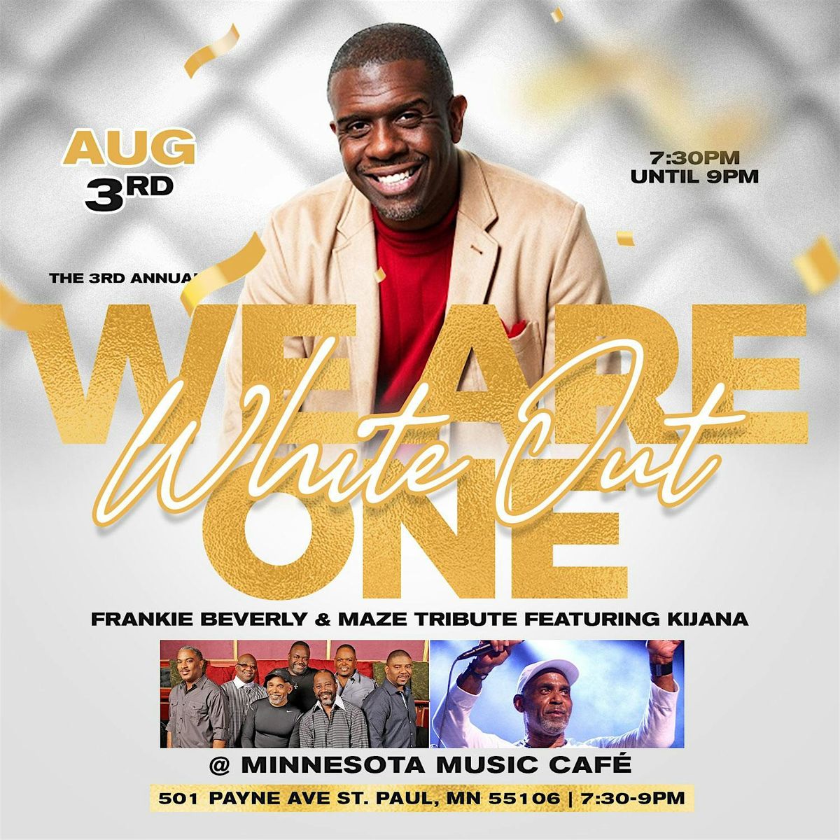 WE ARE ONE – A Frankie Beverly & Maze Tribute, 3 August | Event in Saint Paul | AllEvents