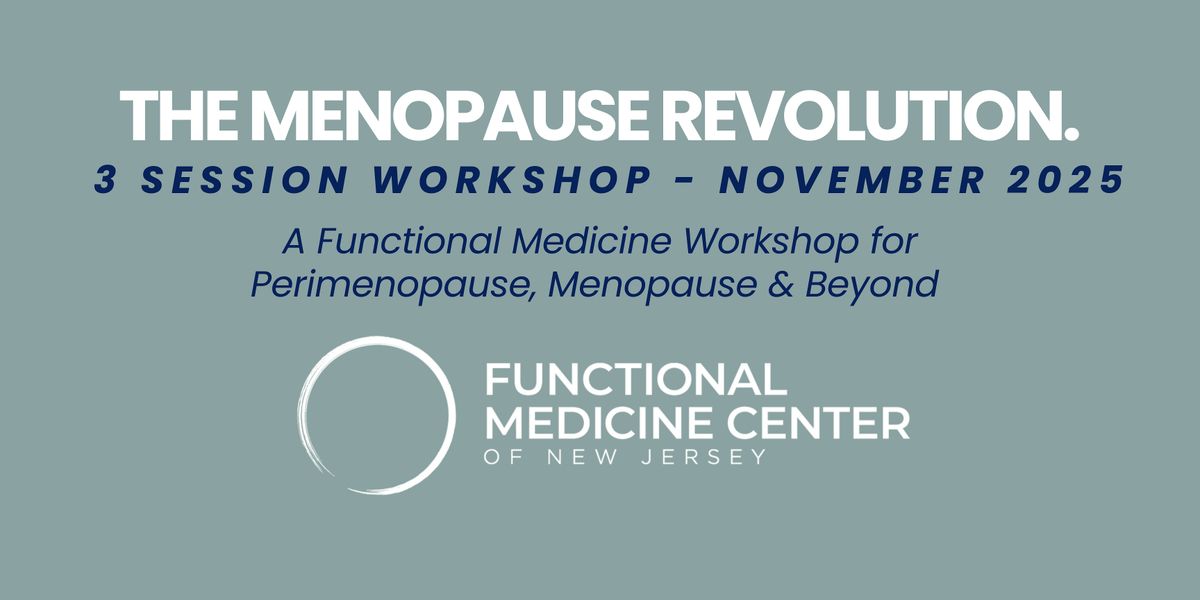 The Menopause Revolution - 3 Session Workshop, November 2025, 4 November | Event in Saddle River | AllEvents