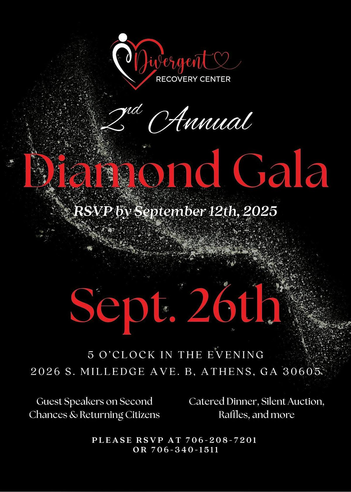 Divergent Recovery Center, INC 2nd Annual Diamond Gala, 27 September | Event in Athens | AllEvents