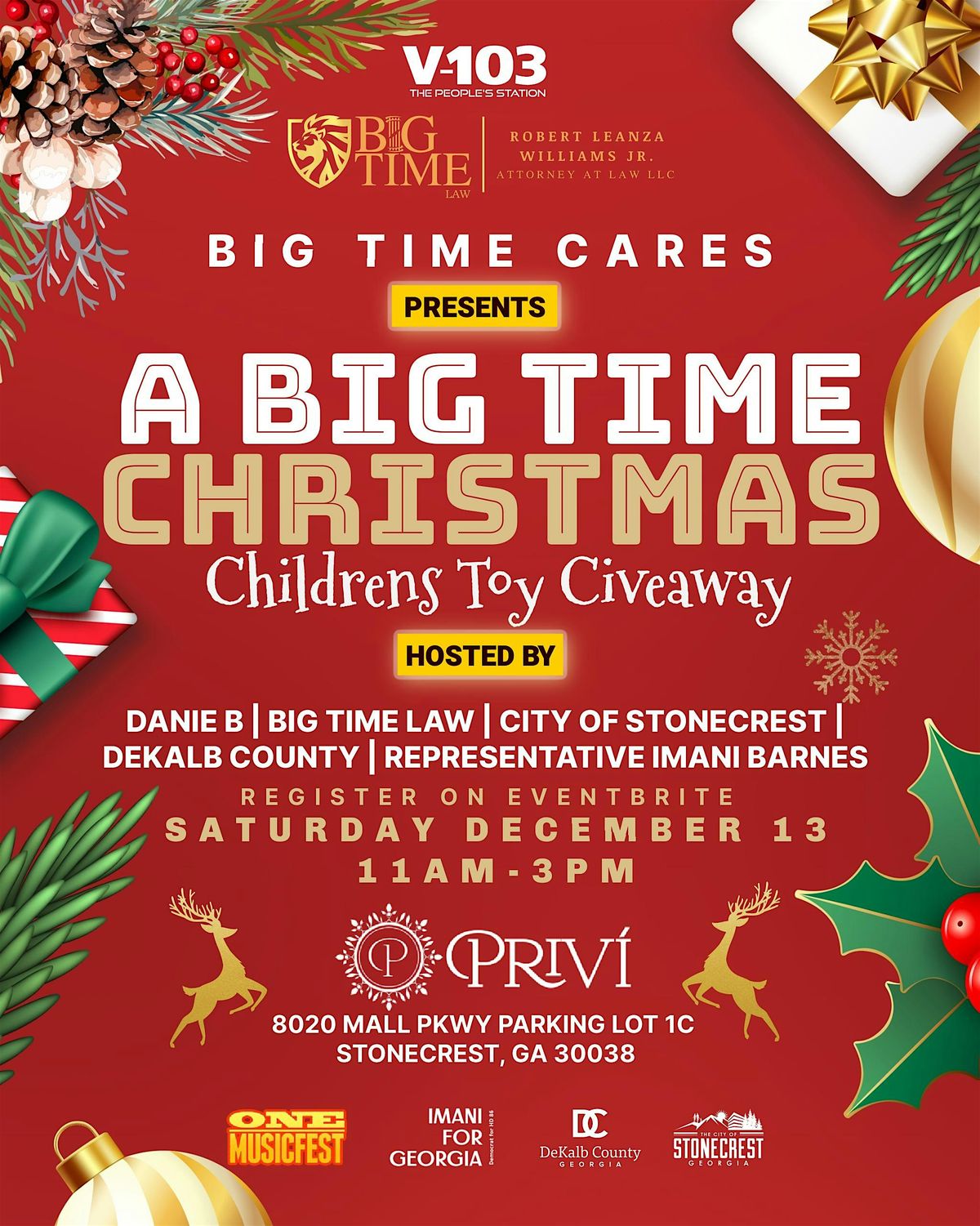 A Big Time Christmas, 13 December | Event in Stonecrest | AllEvents