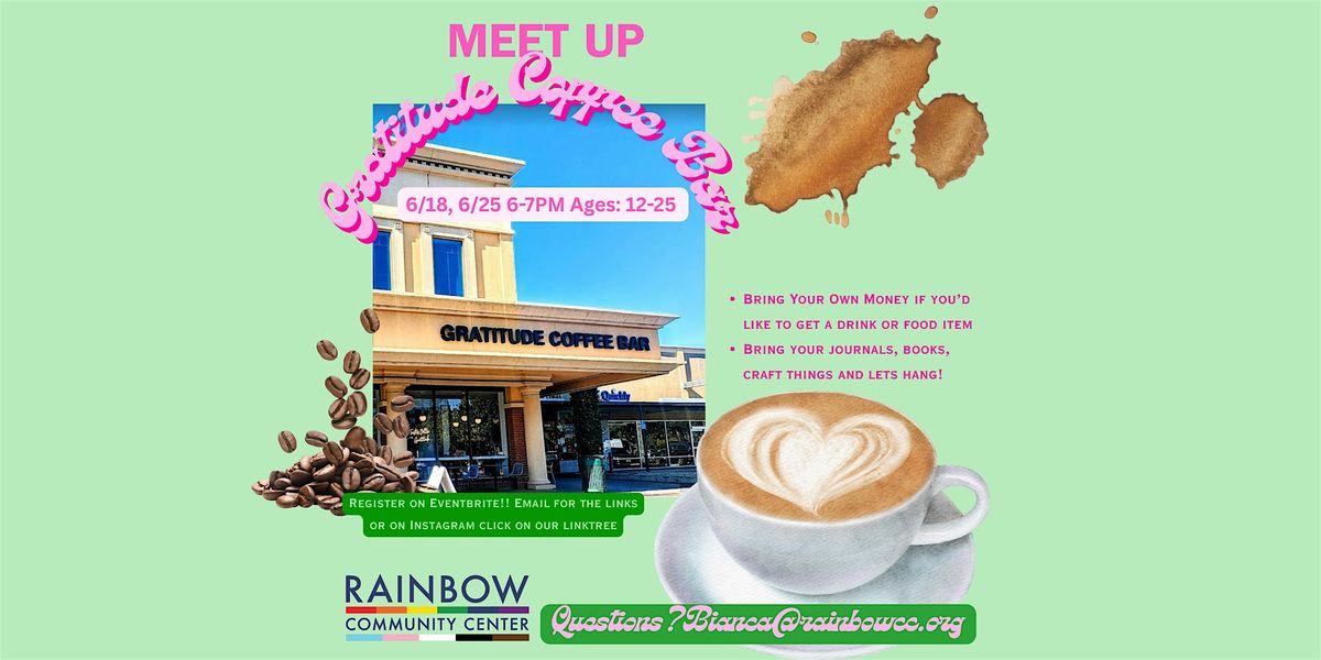 Rainbow Youth Program Coffee Meet Up Ages:12-25, 18 June | Event in Concord | AllEvents
