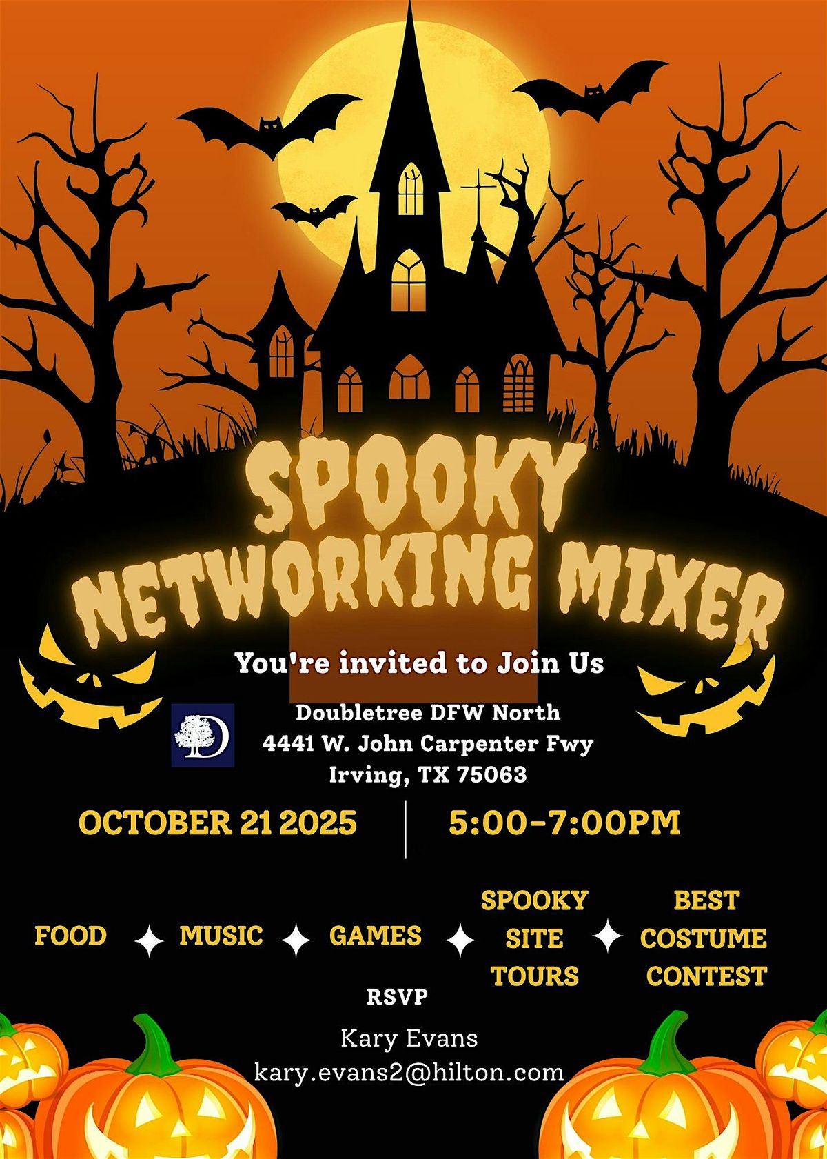 A Spooky Networking Mixer, 21 October | Event in Irving | AllEvents