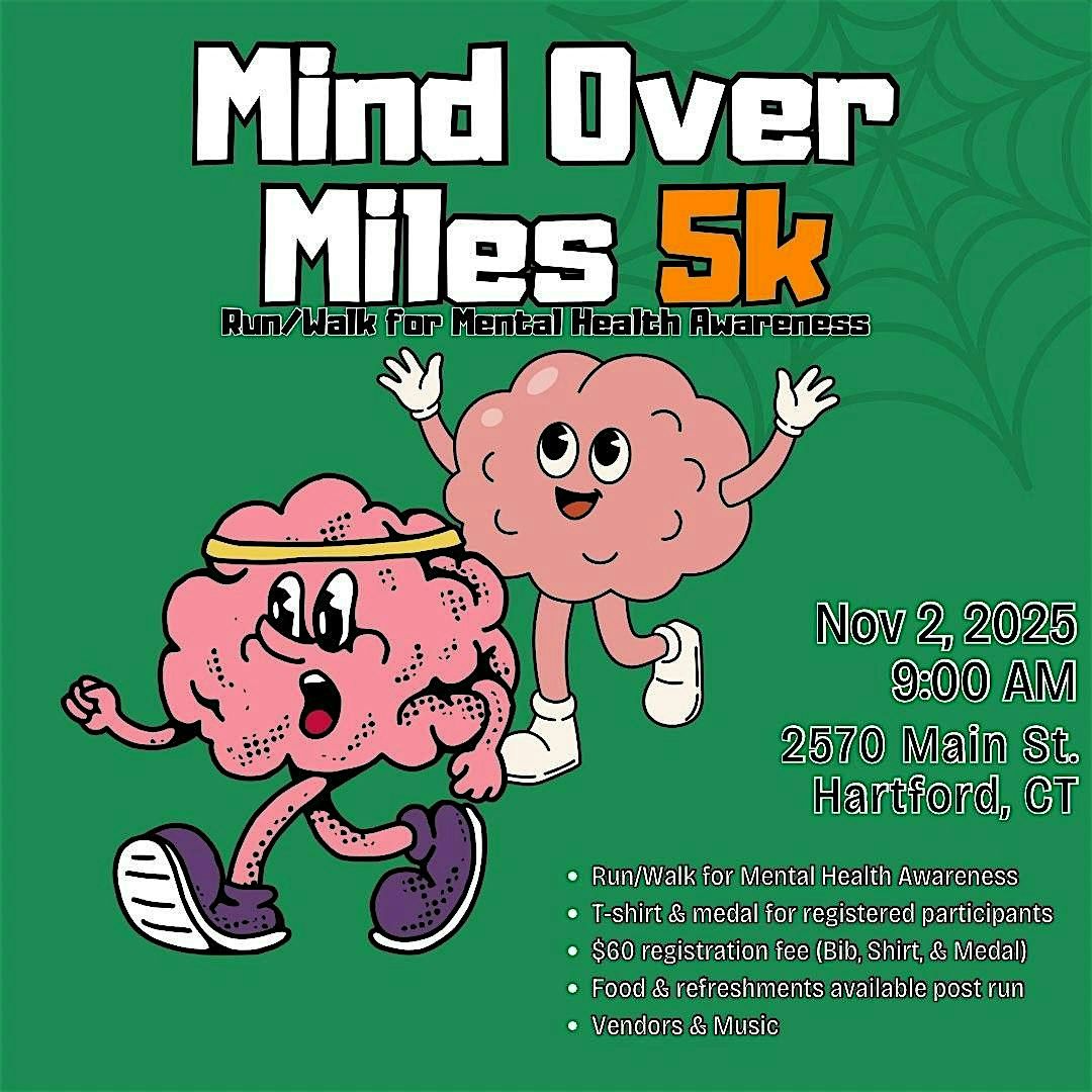 Mind Over Miles 5k, 2 November | Event in Hartford | AllEvents
