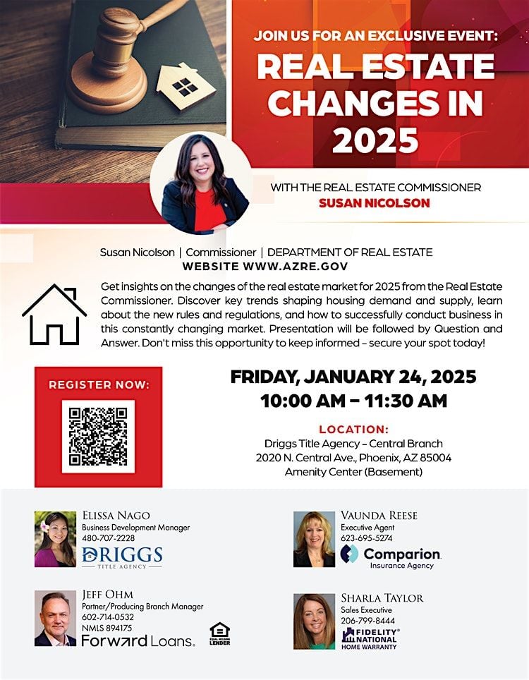 Real Estate Changes in 2025 with the Real Estate Commissioner, 2020 N