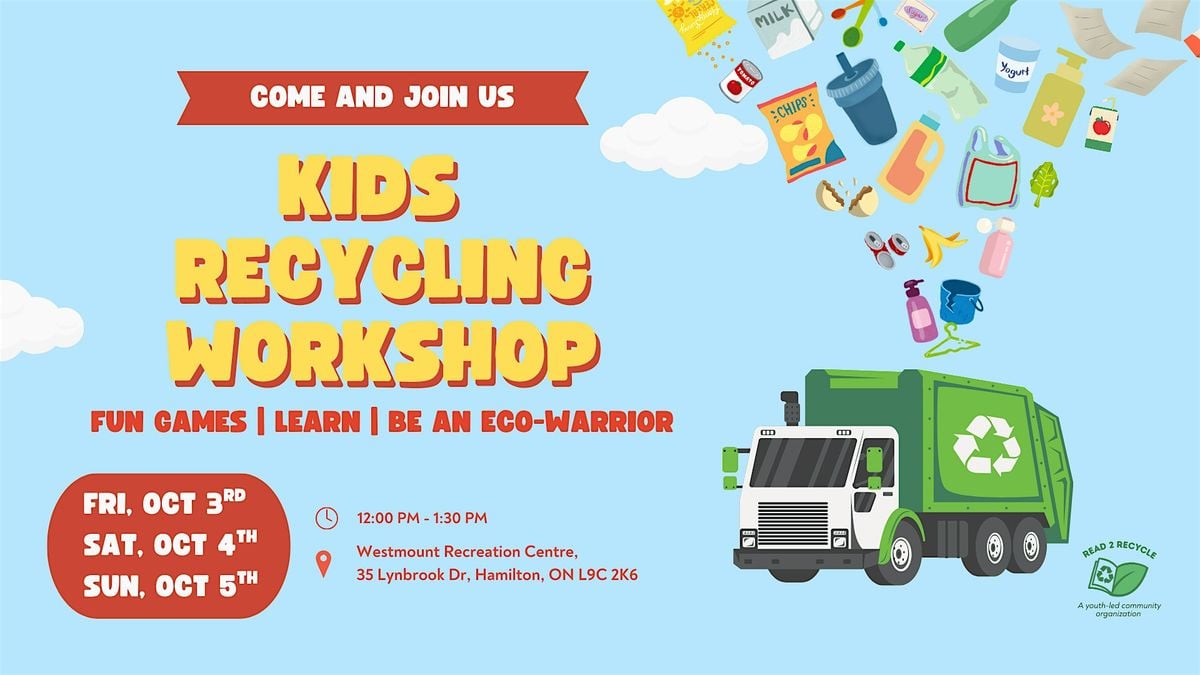 Kids Recycling Workshop, 4 October | Event in Hamilton | AllEvents