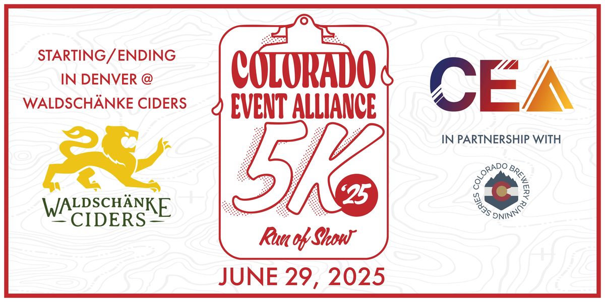Colorado Event Alliance 5k | Waldschänke Ciders | Denver, 29 June | Event in Denver | AllEvents