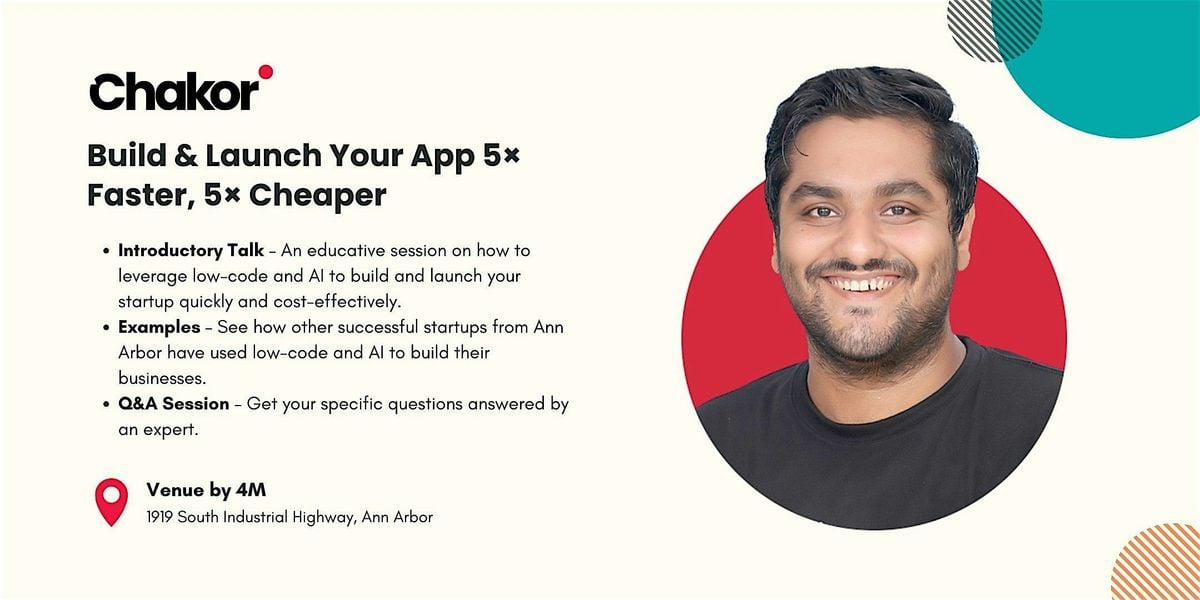 Build & Launch Your App 5x Faster, 5x Cheaper, 24 September | Event in Ann Arbor | AllEvents