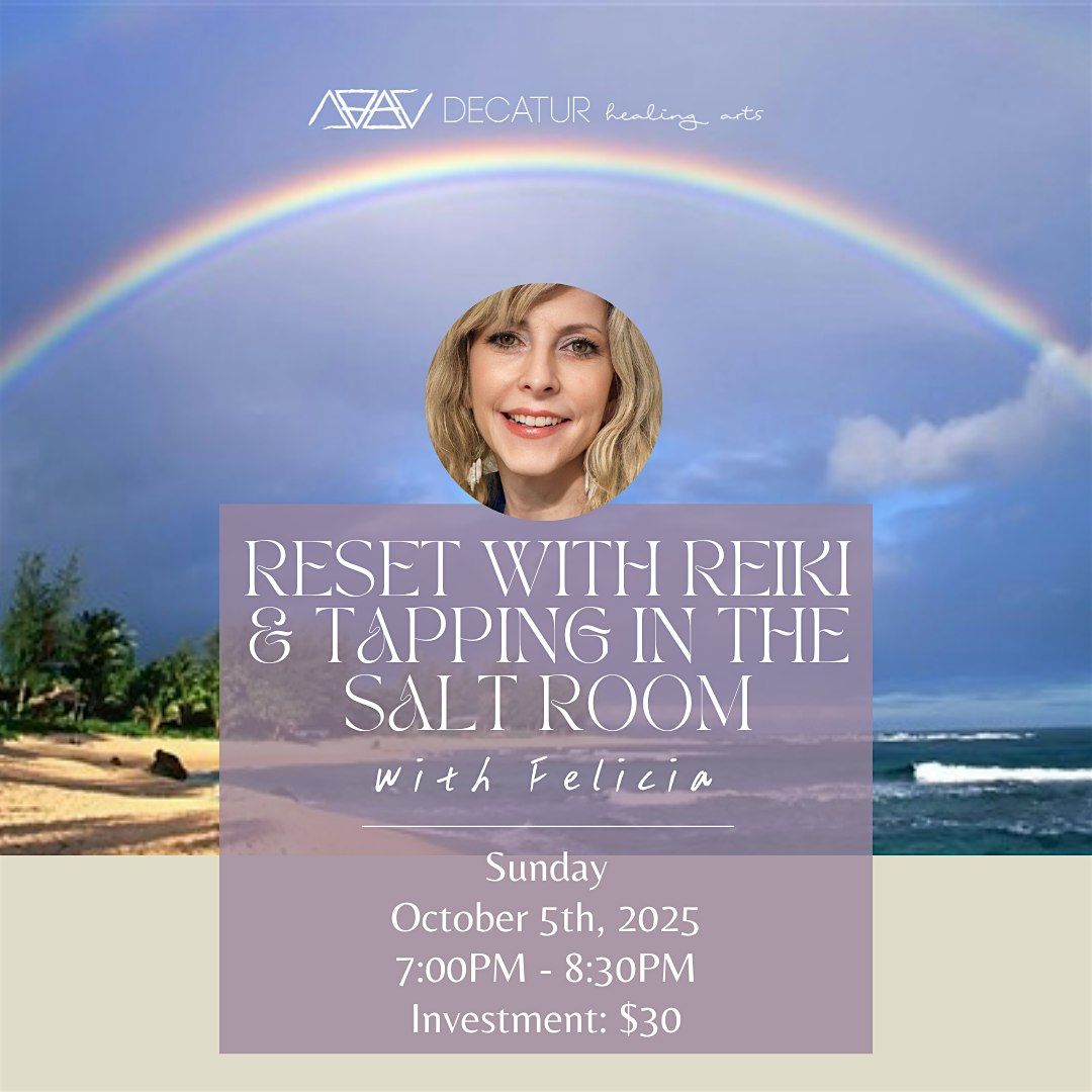 Reset with Reiki & Tapping in the Salt Room, 9 November | Event in Decatur | AllEvents