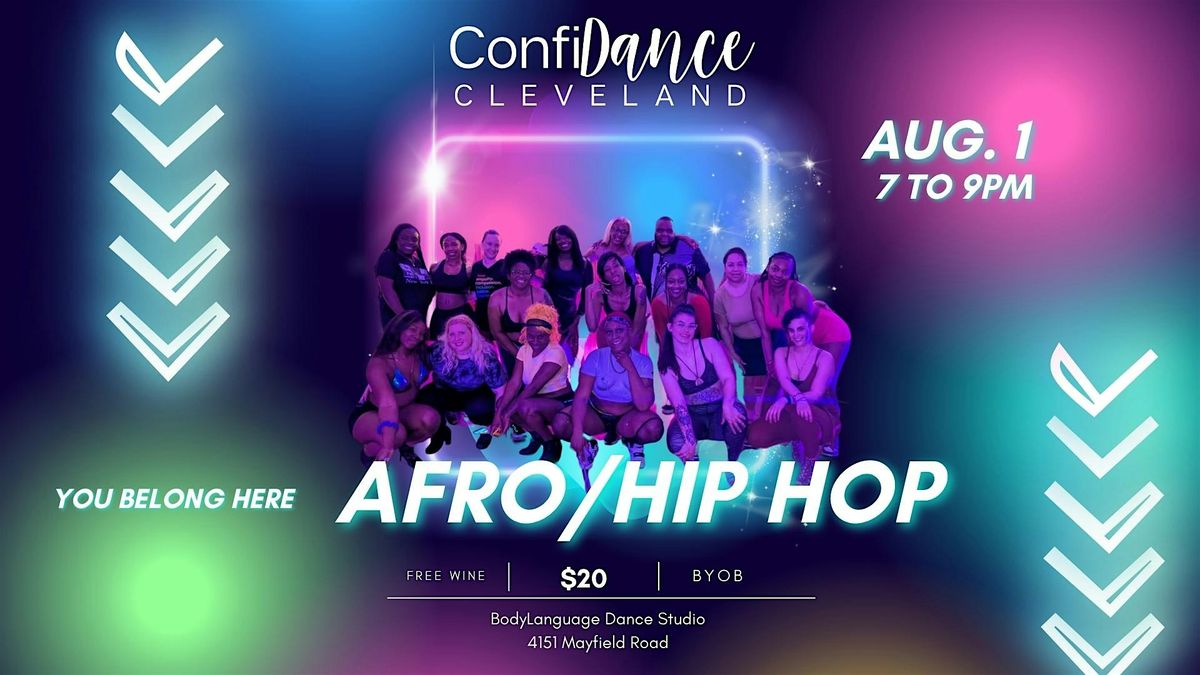 ConfiDance: Afro // Hip Hop, 1 August | Event in South Euclid | AllEvents