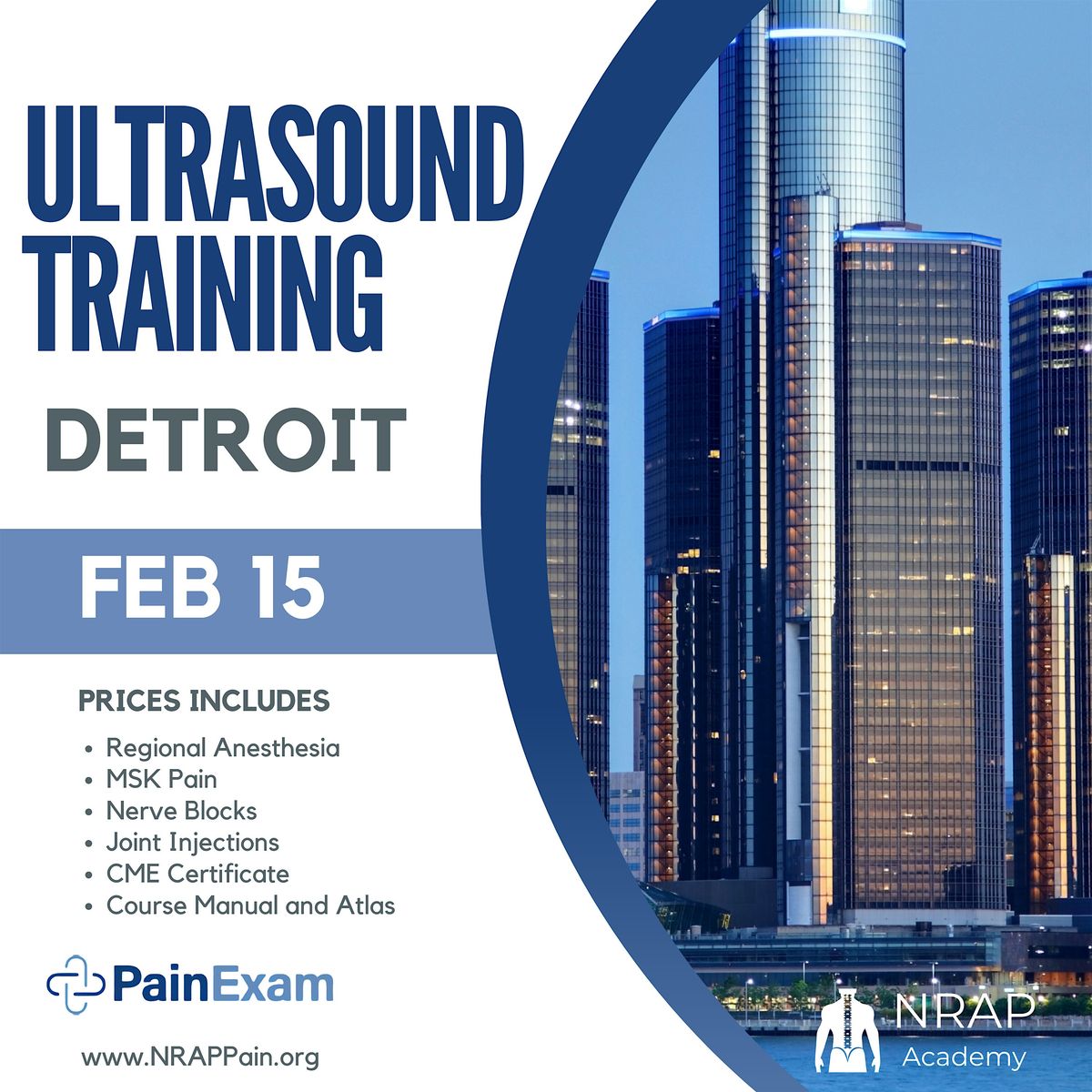 Regional Anesthesia and Ultrasound Guided Interventional Pain Workshop, 15 February | Event in Detroit | AllEvents