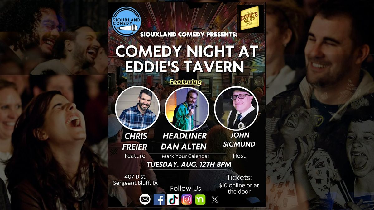 Good Stand Up Comedy with Dan Alten & Friends, 12 August | Event in Sergeant Bluff | AllEvents