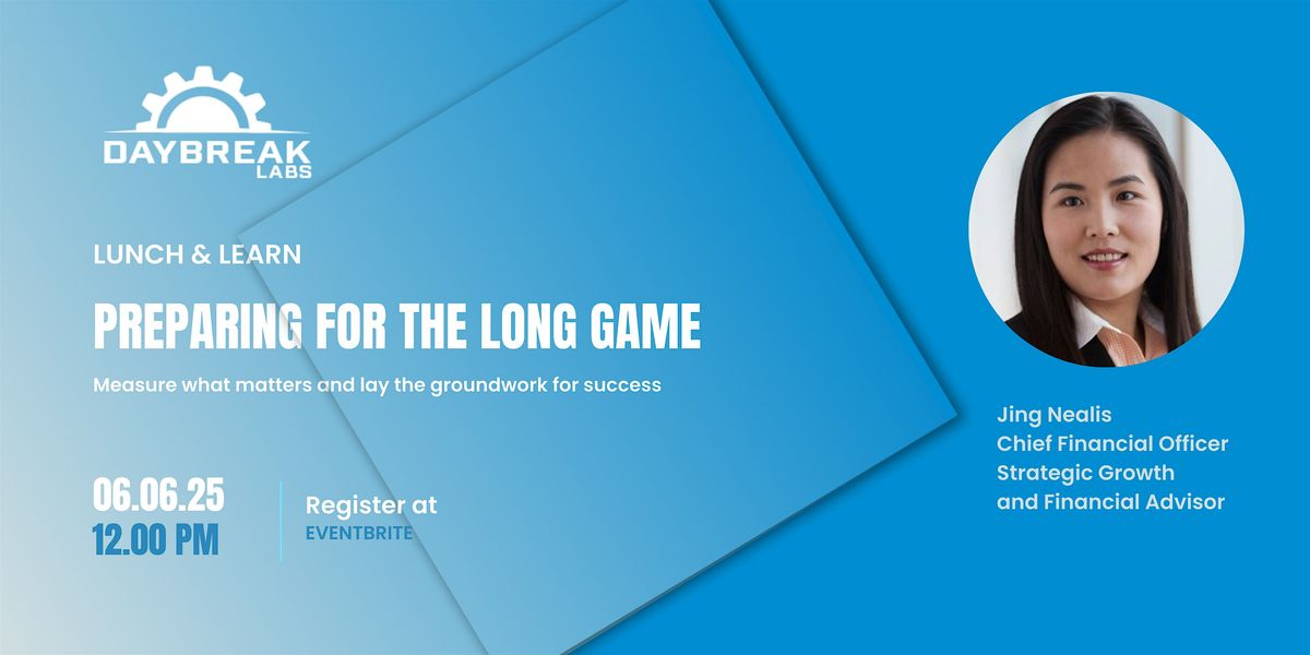 PREPARING FOR THE LONG GAME, 6 June | Event in Livermore | AllEvents