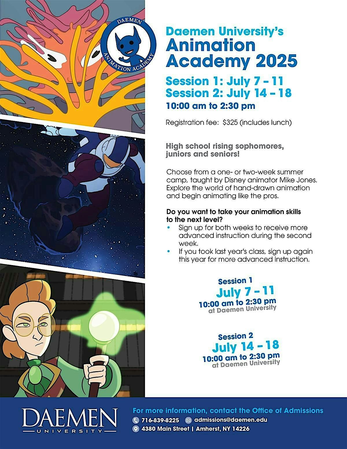 Animation Academy 2025: Session 2 (Week of July 14), 14 July | Event in Amherst | AllEvents