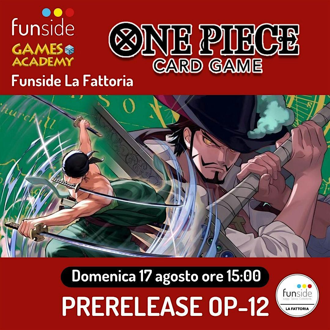 Prerelease event OP12 One Piece Card Game, 17 August | Event in Rovigo | AllEvents