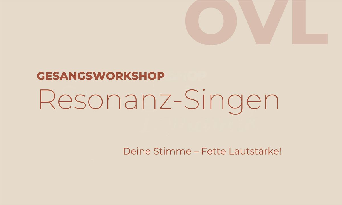 Gesangsworkshop Resonanz-Singen, 10 December | Event in Wien | AllEvents