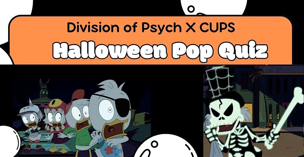 Division of Psych x CUPS Halloween Pop Quiz night, 28 October | Event in Chester | AllEvents