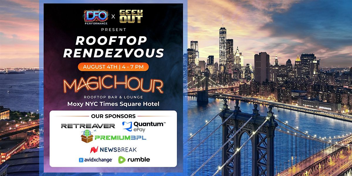 ASE 2025 - Rooftop Rendezvous at Magic Hour NYC, 4 August | Event in New York | AllEvents