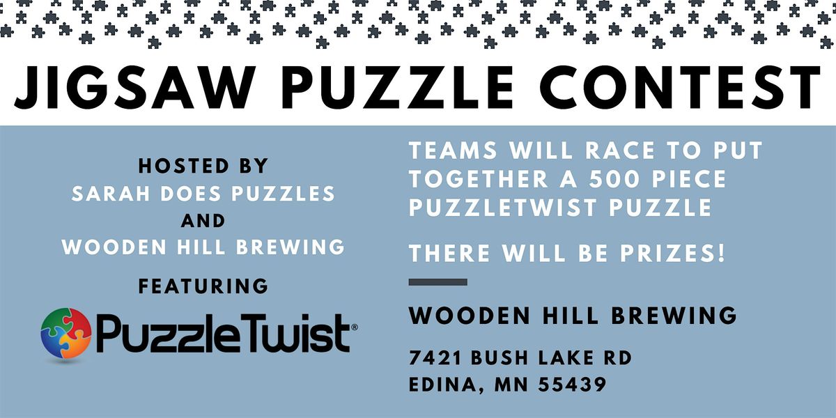 PUZZLETWIST Team Jigsaw Puzzle Contest at Wooden Hill Brewing - August 2025, 11 August | Event in Edina | AllEvents