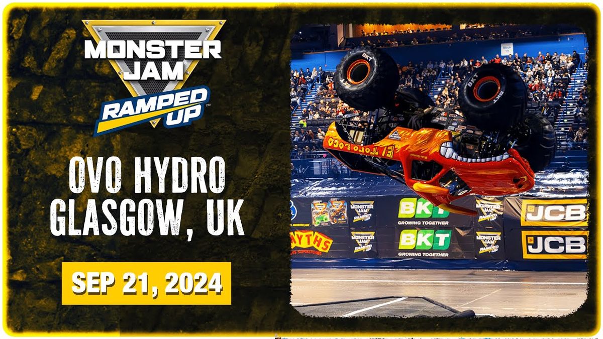 Monster Jam Ramped Up! Glasgow Tickets, 19 September | Event in Glasgow | AllEvents
