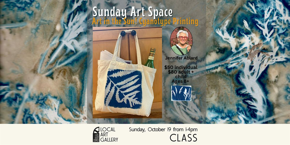 Art in the Sun! Cyanotype Printing with Jennifer Ablard, 19 October | Event in Amherst | AllEvents