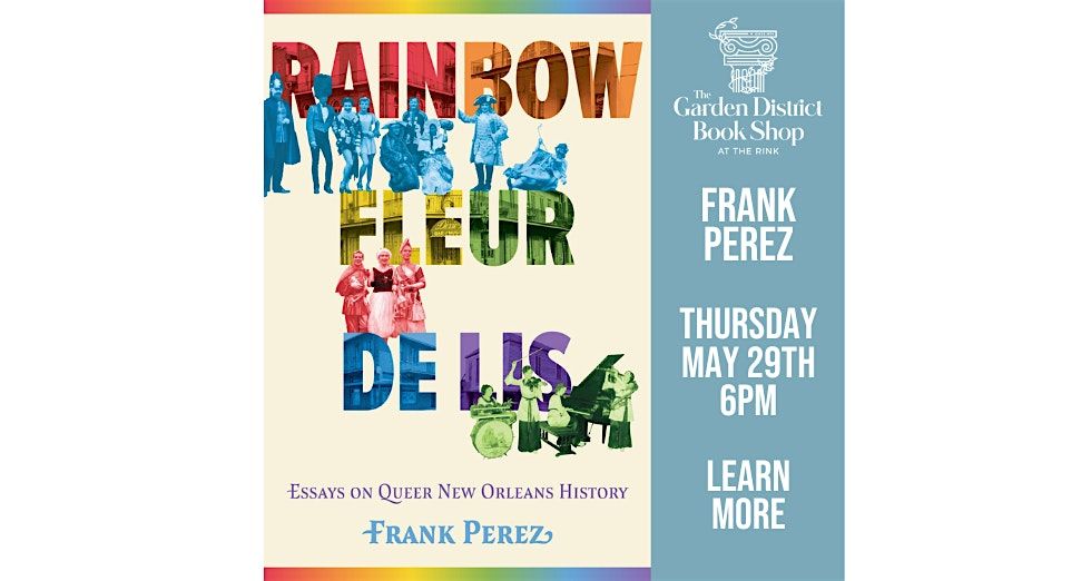Author Event with Frank Perez, 29 May | Event in New Orleans | AllEvents