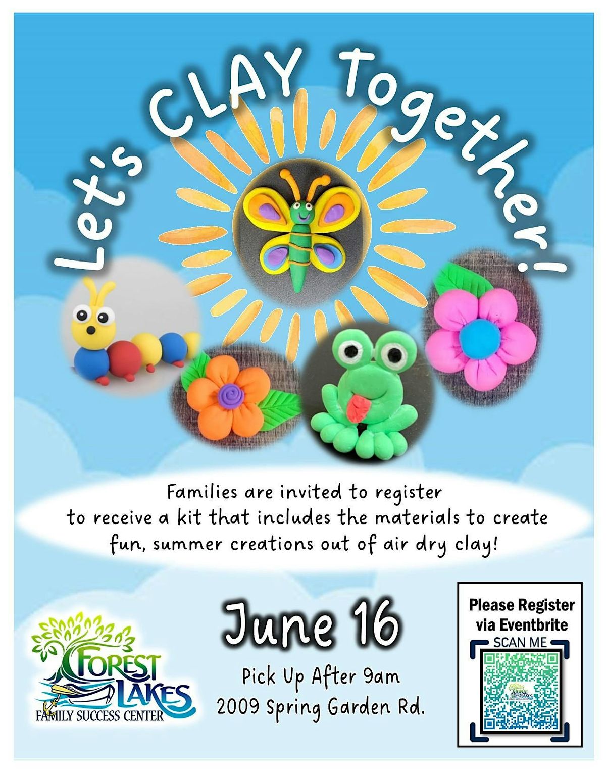Let's Clay Together! Activity Kit, 16 June | Event in Millville | AllEvents