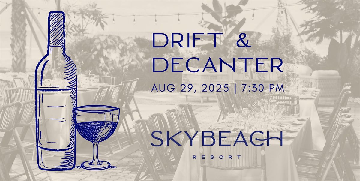 Drift & Decanter: A Duckhorn Wine Dinner, 29 August | Event in St. Petersburg | AllEvents