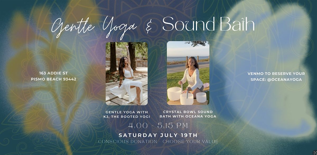 Gentle Yoga & Sound Bath on the Beach, 163 Addie St, Pismo Beach, 19