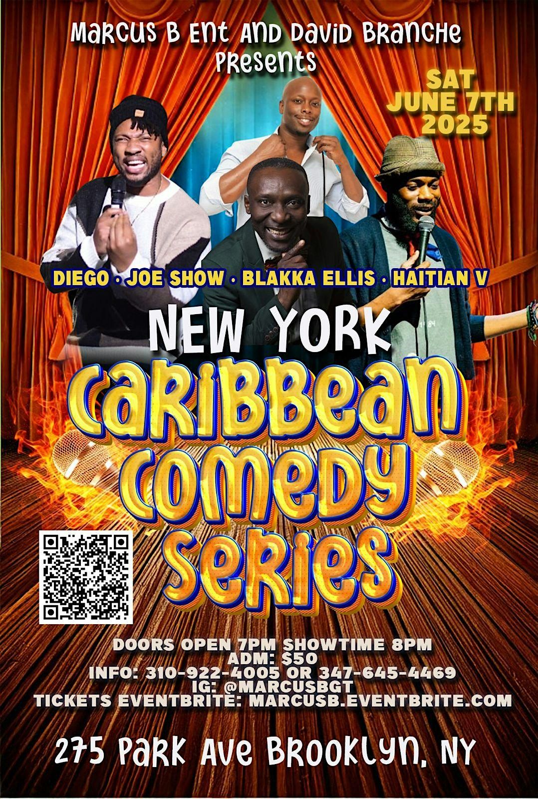 New York Caribbean Comedy Series – A Night of Laughter!, 7 June | Event in Brooklyn | AllEvents