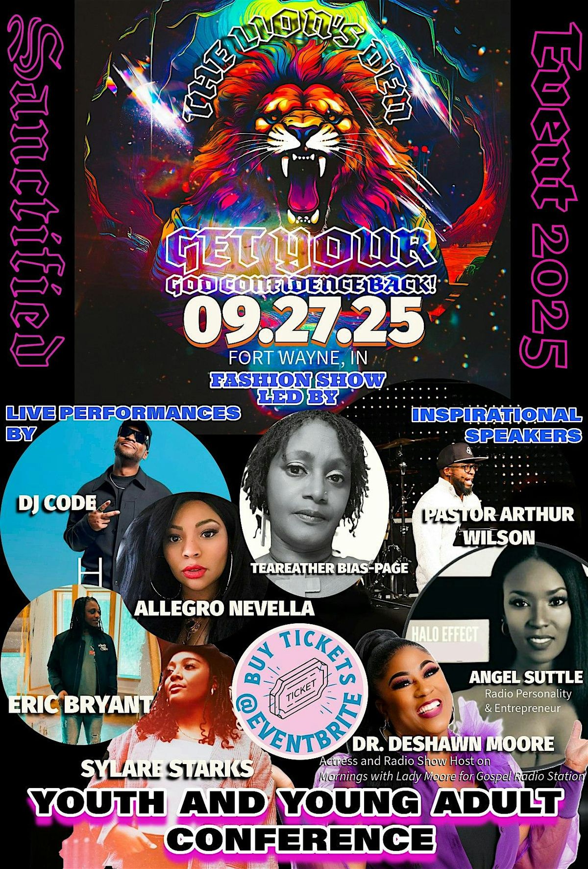 THE LION'S DEN: GET YOUR GOD CONFIDENCE BACK!, 27 September | Event in Fort Wayne | AllEvents
