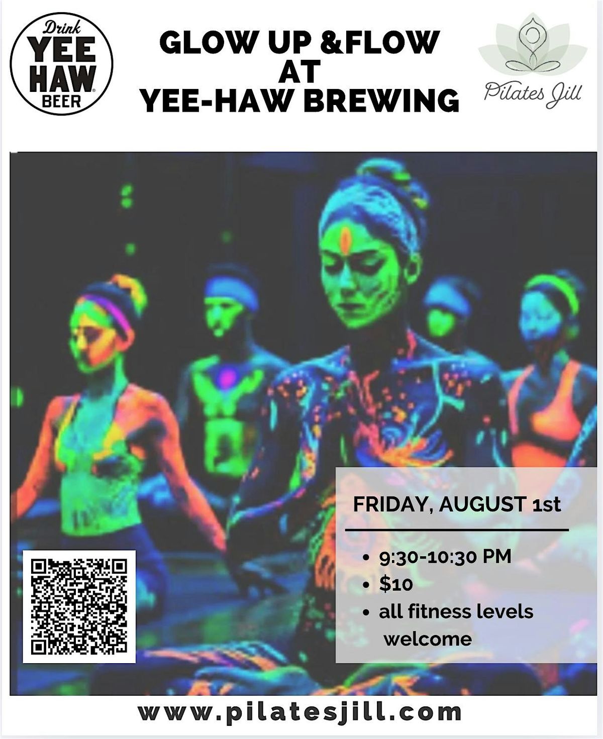 GLOW UP & FLOW IN THE GROVE, at YEE-HAW BREWING, 1 August | Event in Knoxville | AllEvents