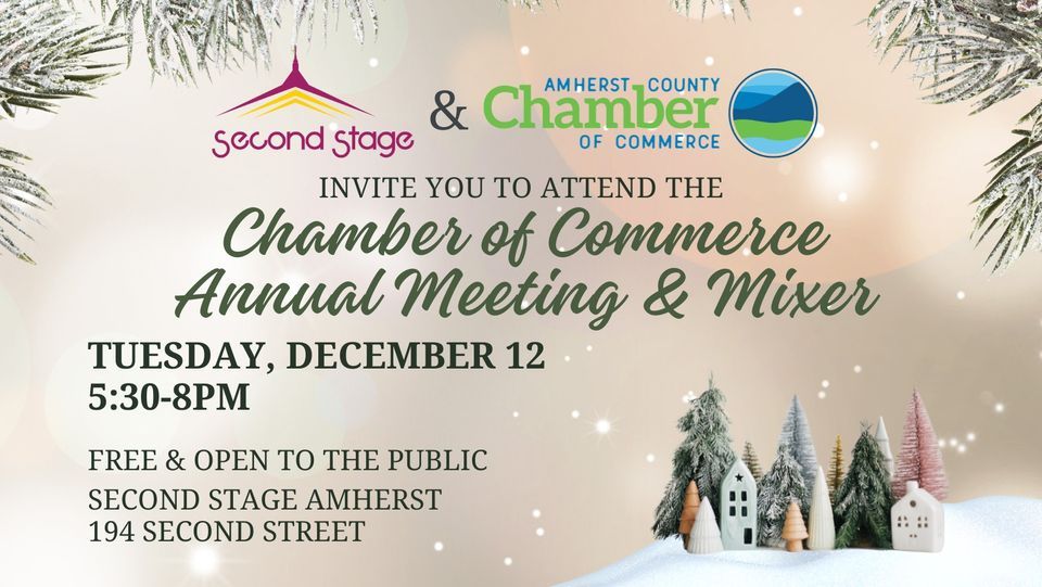 Second Stage Amherst & Amherst County Chamber of Commerce Annual