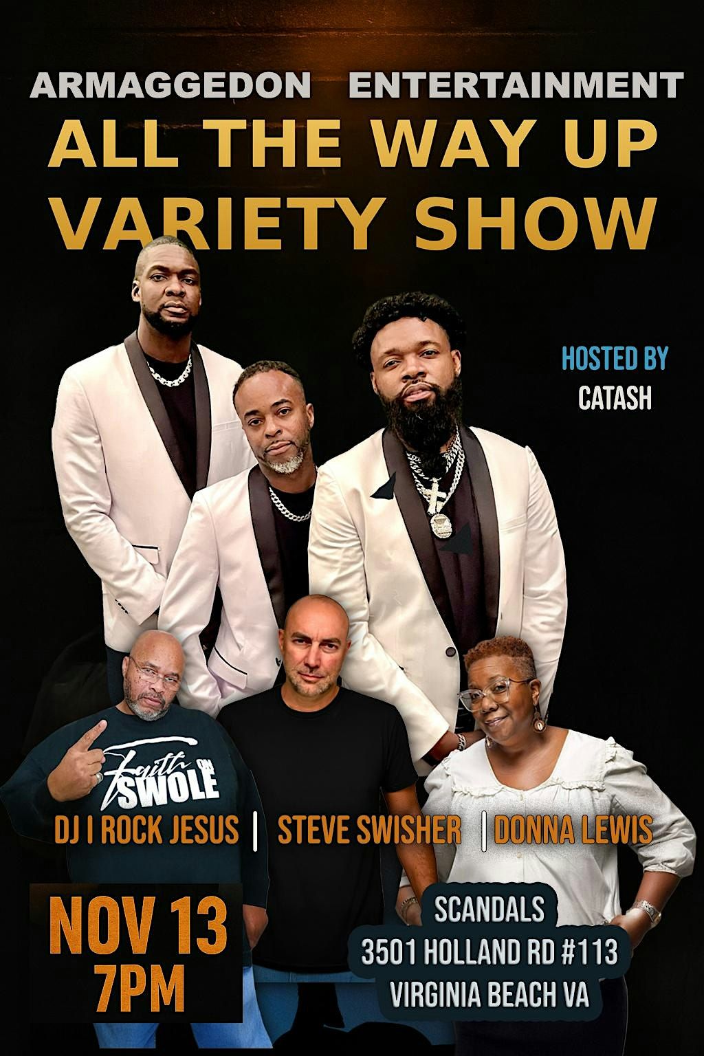 All THE WAY UP VARIETY SHOW, 13 November | Event in Virginia Beach | AllEvents