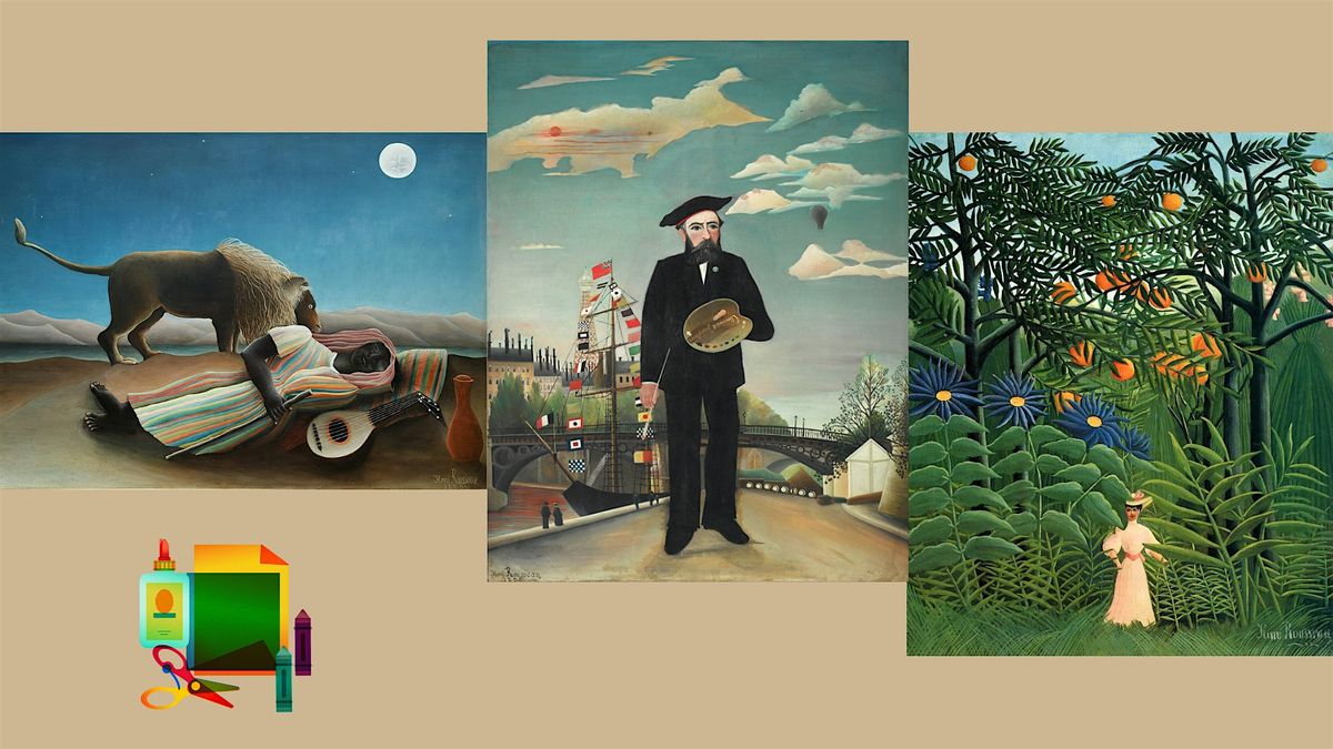 Travel to the Jungle with Henri Rosseau’s Art  and Make a  Craft., 14 August | Event in Elkins Park | AllEvents