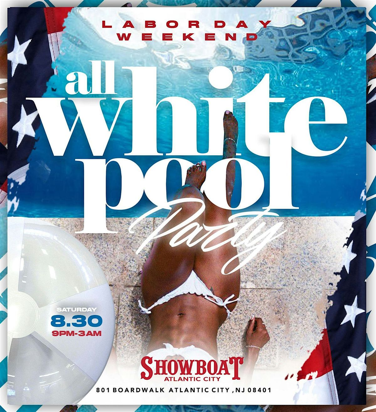 ALL WHITE POOL “DAY PARTY”, 30 August | Event in Atlantic City | AllEvents