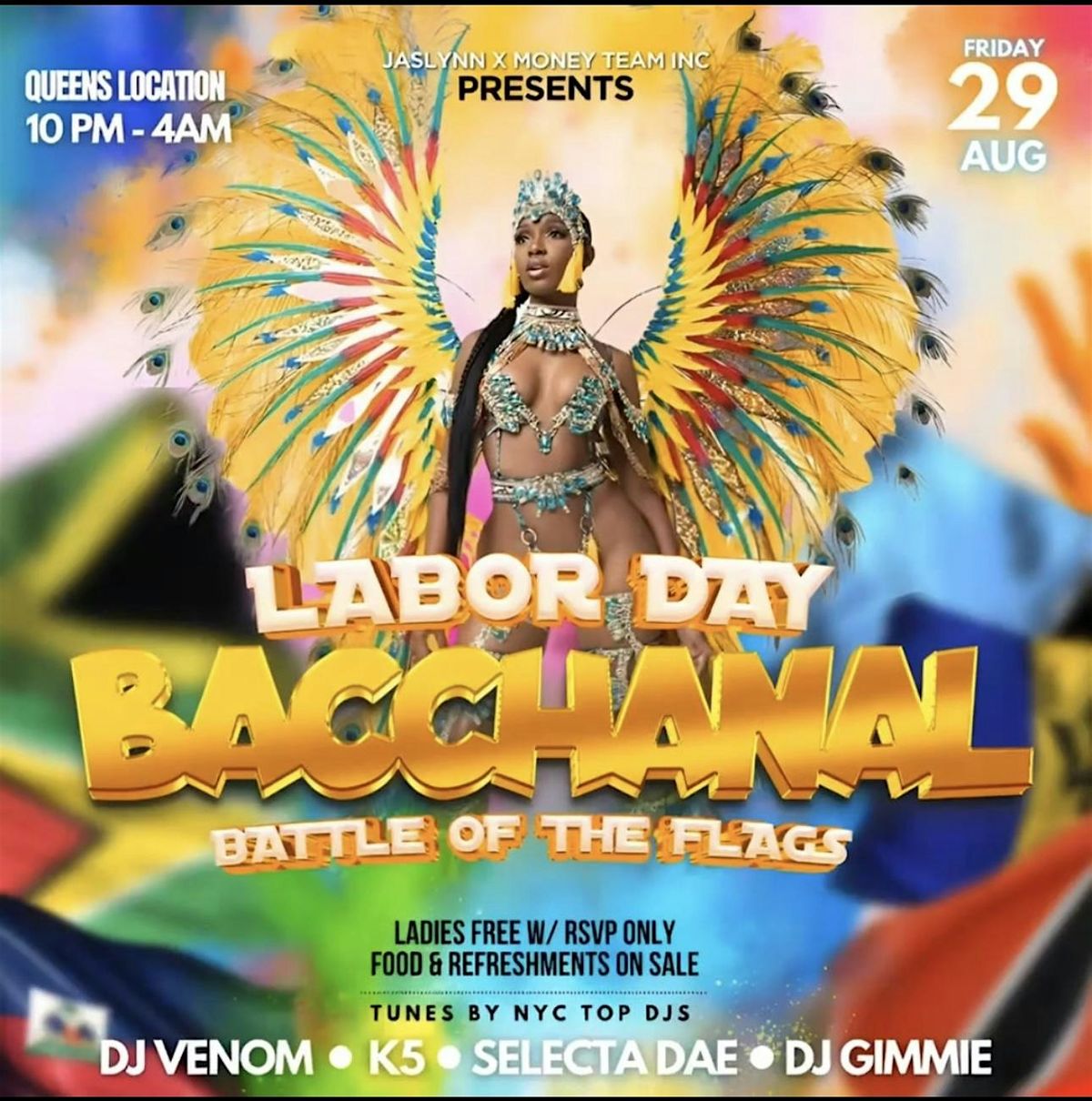 LABOR DAY BACCHANAL Battle Of The Flags, 29 August | AllEvents