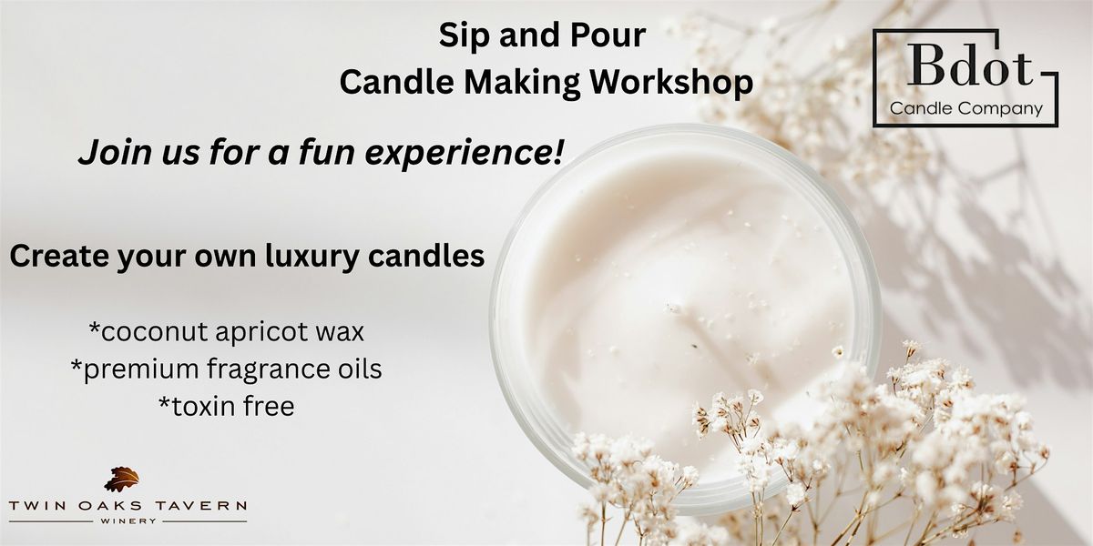 Sip and Pour Candle Making Workshop, 9 August | Event in Bluemont | AllEvents
