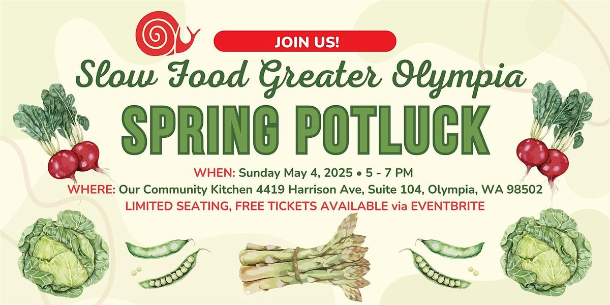 Slow Food Greater Olympia Spring Potluck | Event in Olympia | AllEvents
