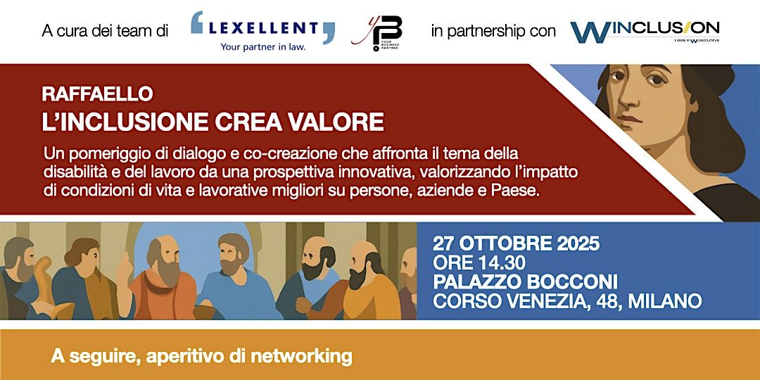 Raffaello - "L'inclusione crea valore", 27 October | Event in Milano | AllEvents