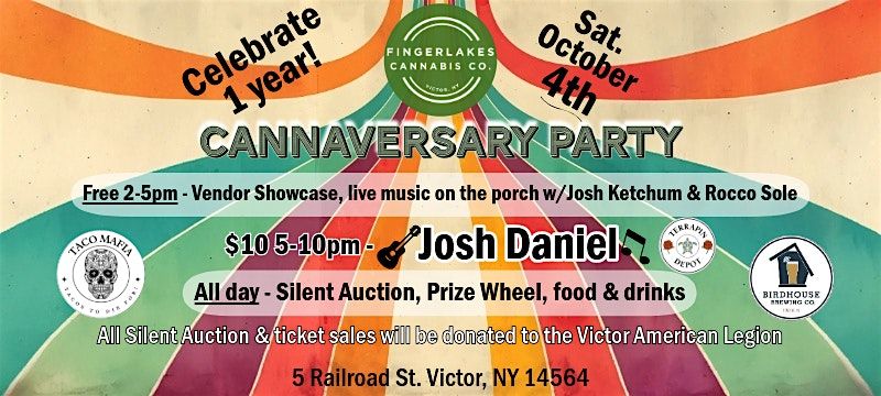 FLXCC's One-Year Cannaversary Party, 4 October | Event in Victor | AllEvents