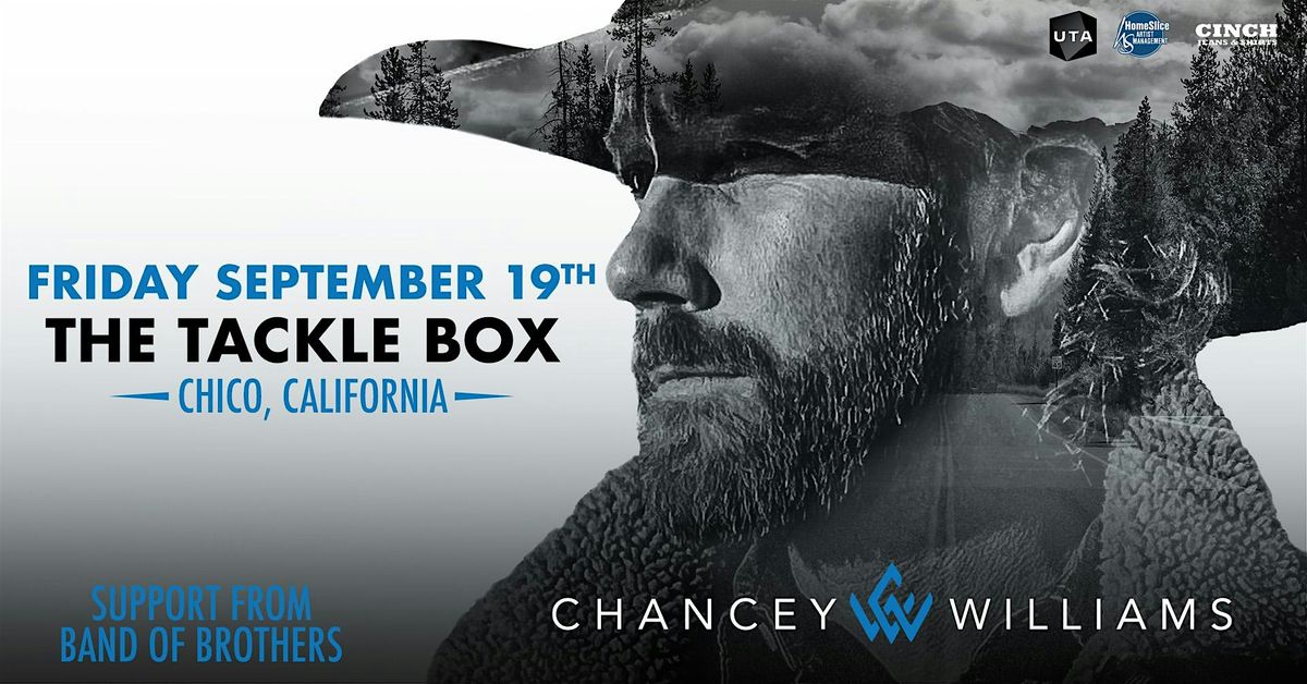 Chancey Williams at Tackle Box | Chico CA, 19 September | Event in Chico | AllEvents