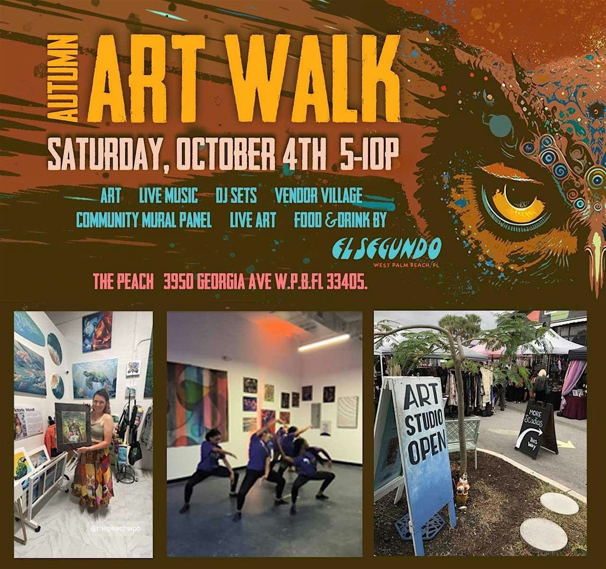 Autumn Art Walk at the Peach, 4 October | Event in West Palm Beach | AllEvents